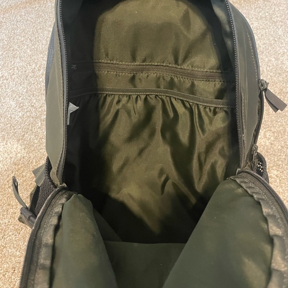 Dark green lululemon backpack